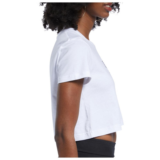 Reebok Γυναικεία κοντομάνικη μπλούζα Crop Cl F Big Logo Reebok Γυναικεία κοντομάνικη μπλούζα Crop Cl F Big Logo